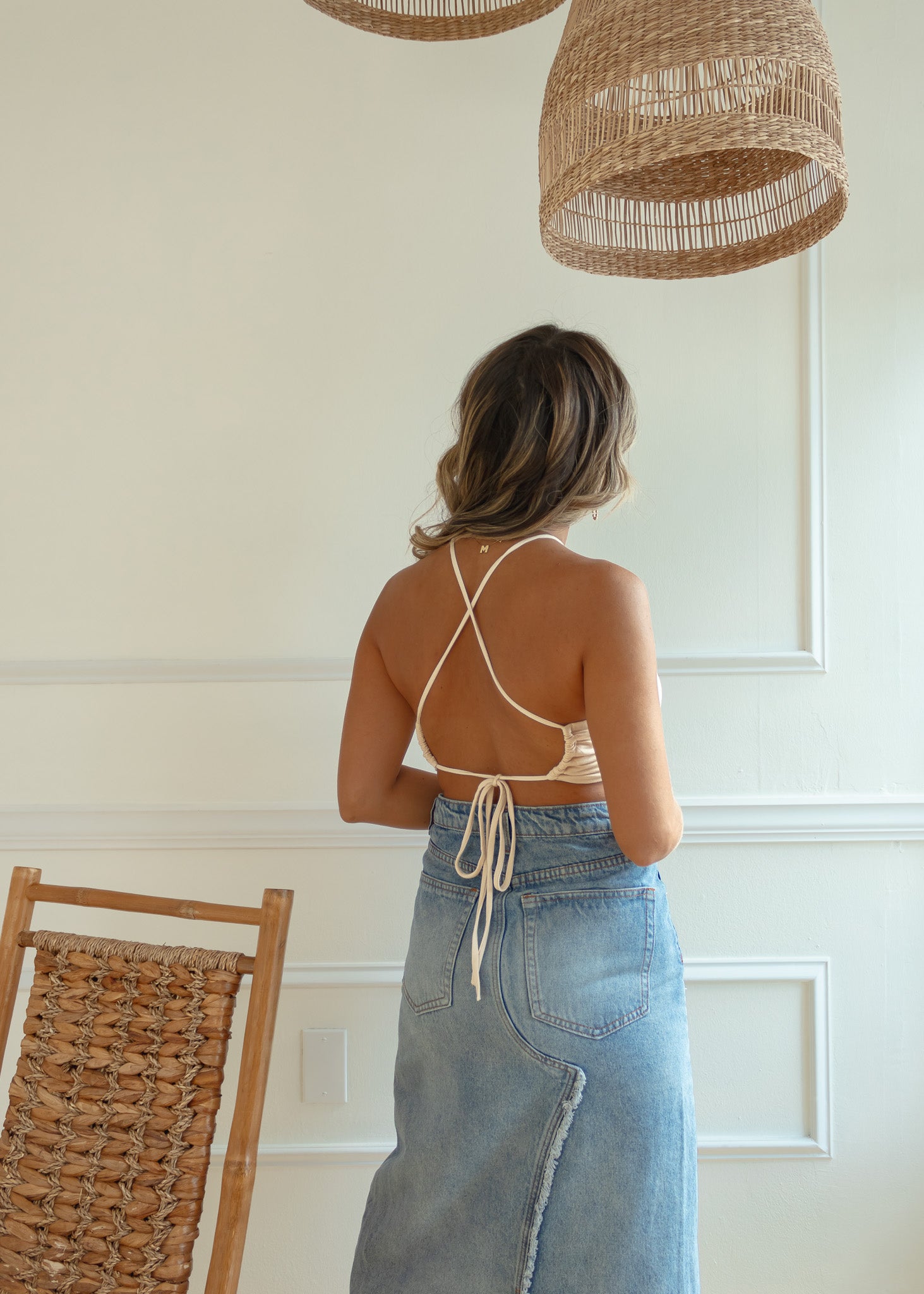On The Horizon Halter Crop Top