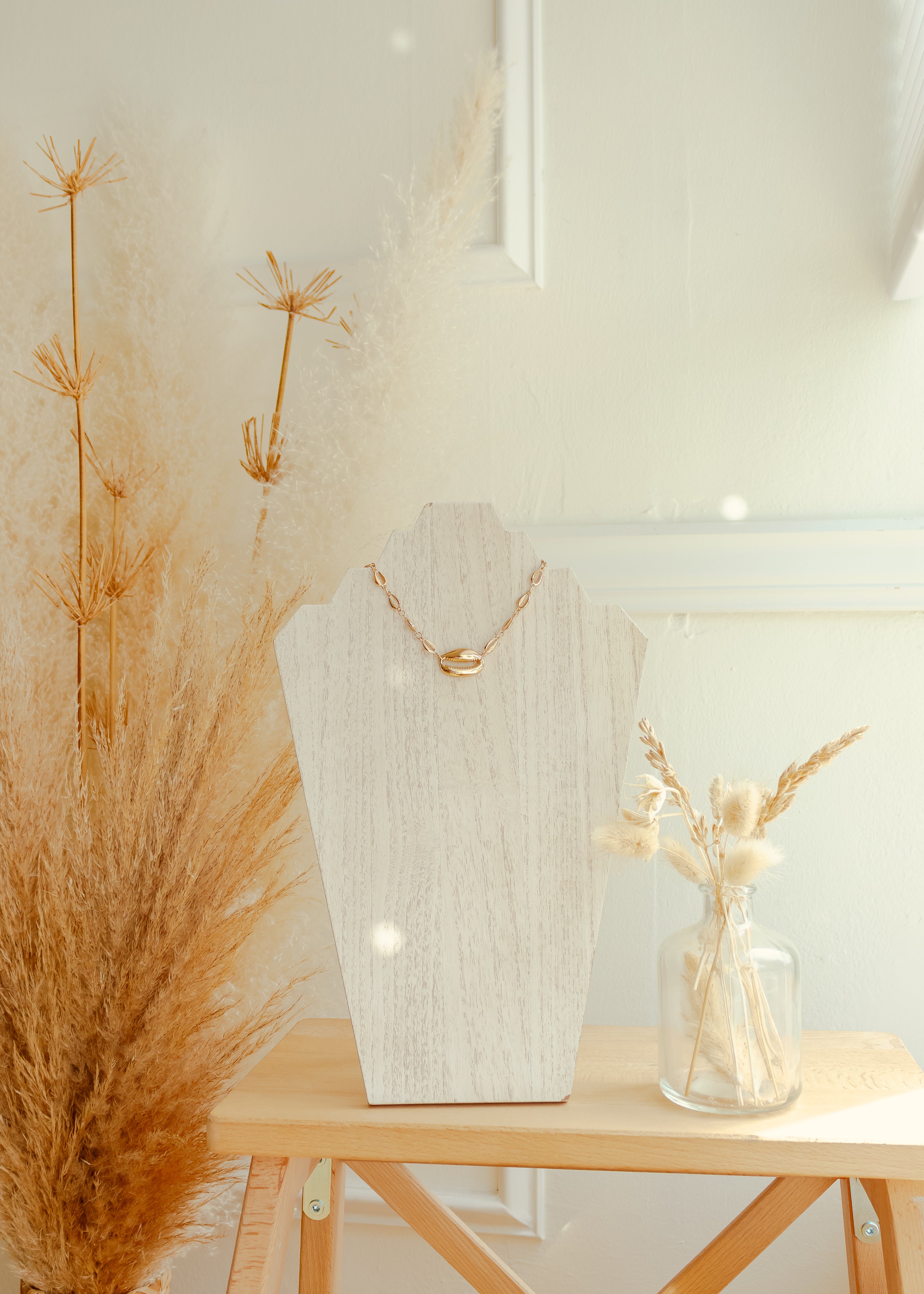 Island Gal Gold Shell Necklace