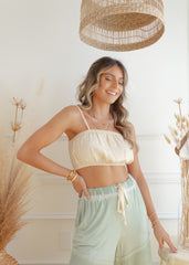 Boca Chica Scrunched Crop Top