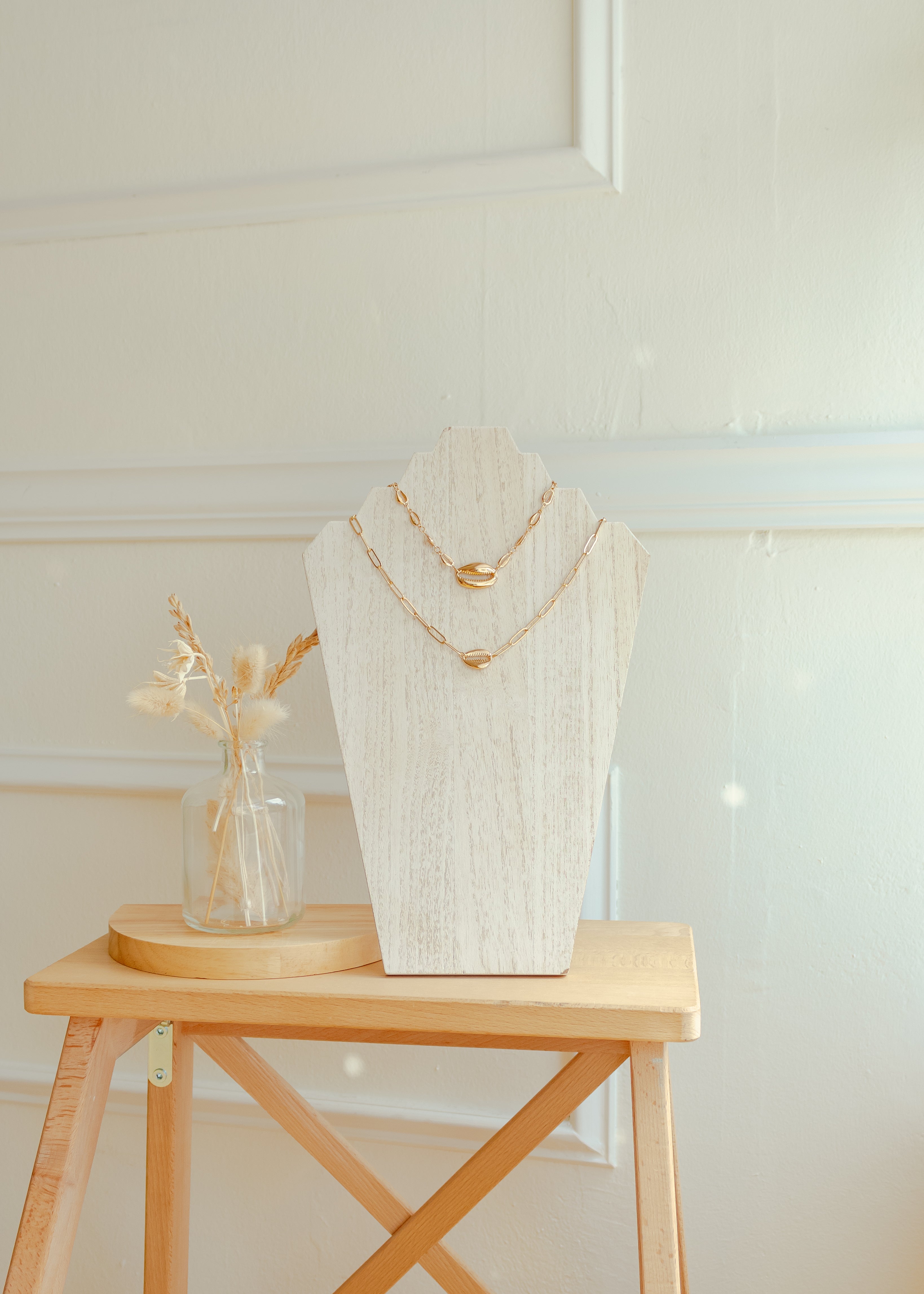 Island Gal Gold Shell Necklace