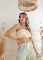 Boca Chica Scrunched Crop Top