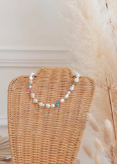 Beach Babe Colorful Pearl Necklace